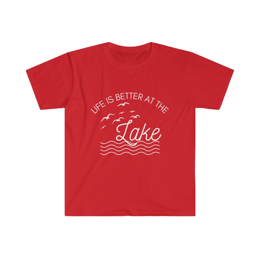 Life is Better at the Lake Unisex Softstyle T-Shirt