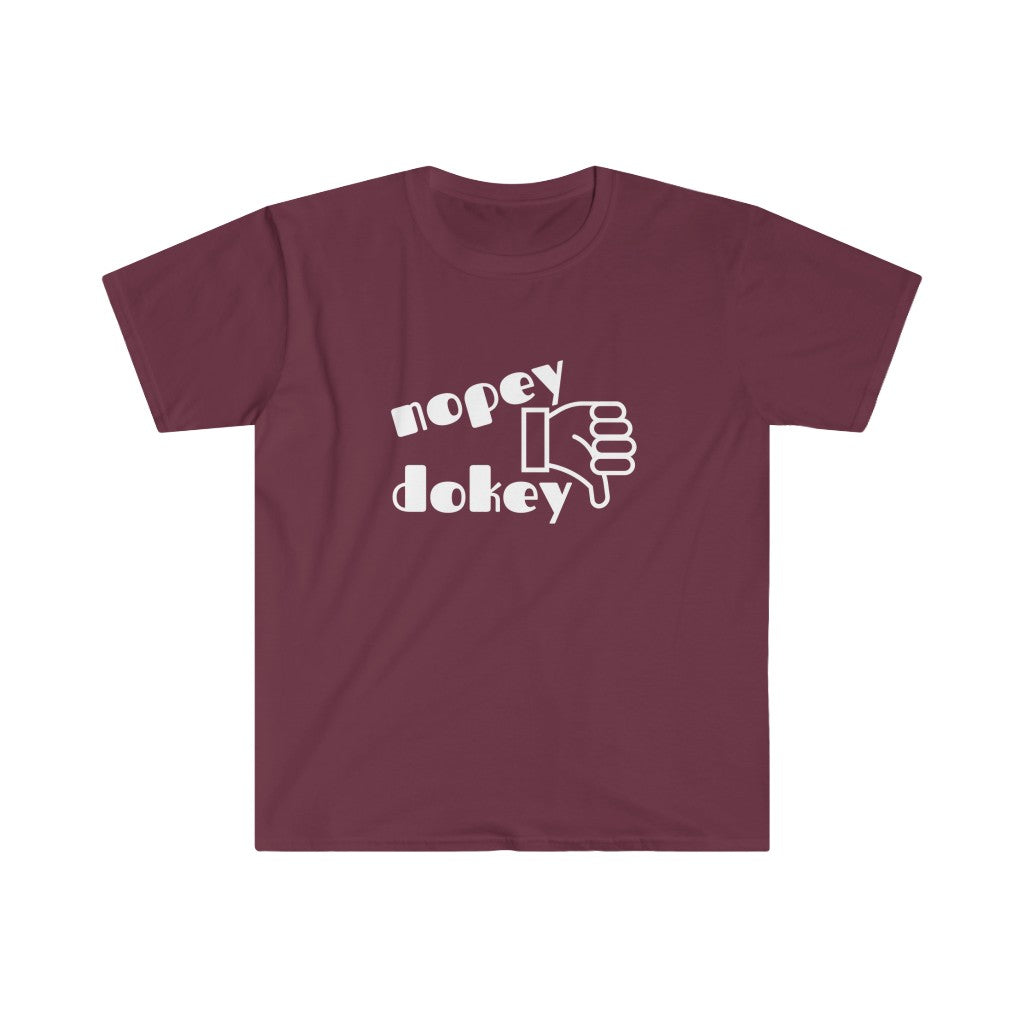 Thumbs Down Nopey Dokey Unisex Softstyle T-Shirt