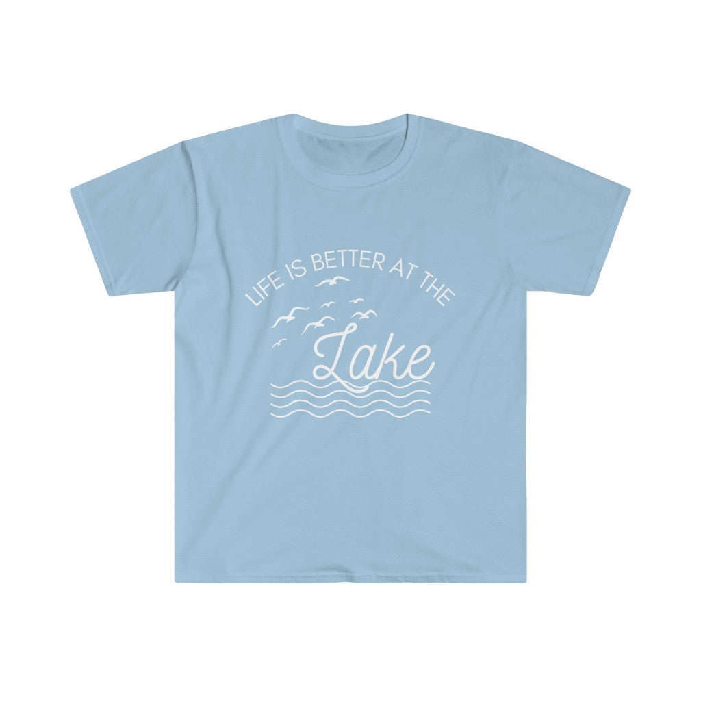 Life is Better at the Lake Unisex Softstyle T-Shirt