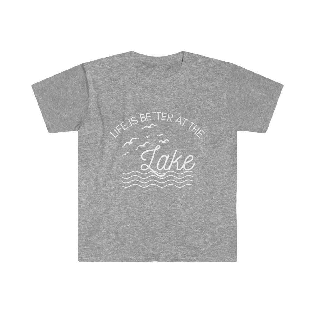Life is Better at the Lake Unisex Softstyle T-Shirt