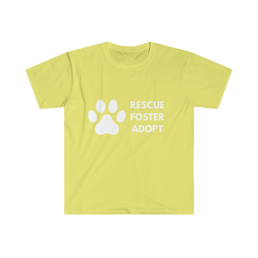 Rescue Foster Adopt Unisex Softstyle T-Shirt