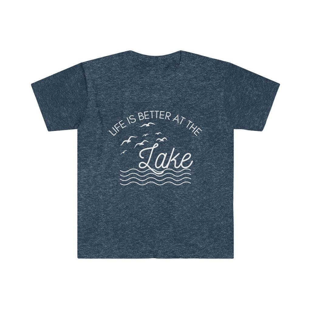 Life is Better at the Lake Unisex Softstyle T-Shirt