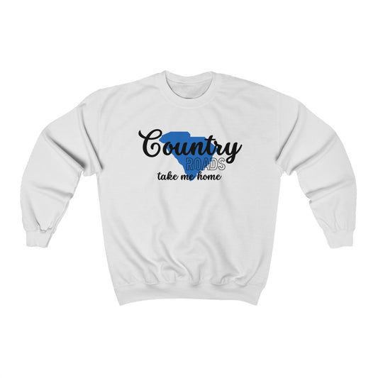 Country Roads South Carolina Unisex Heavy Blend™ Crewneck Sweatshirt