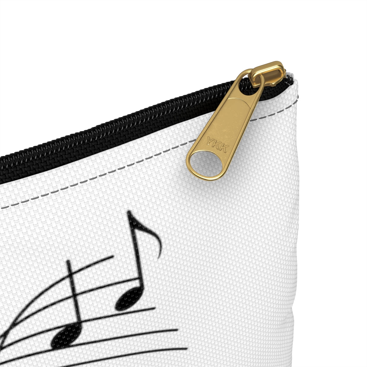 Music Notes Accessory Pouch Makeup Bag Pencil Case Cosmetic Bag Travel Bag