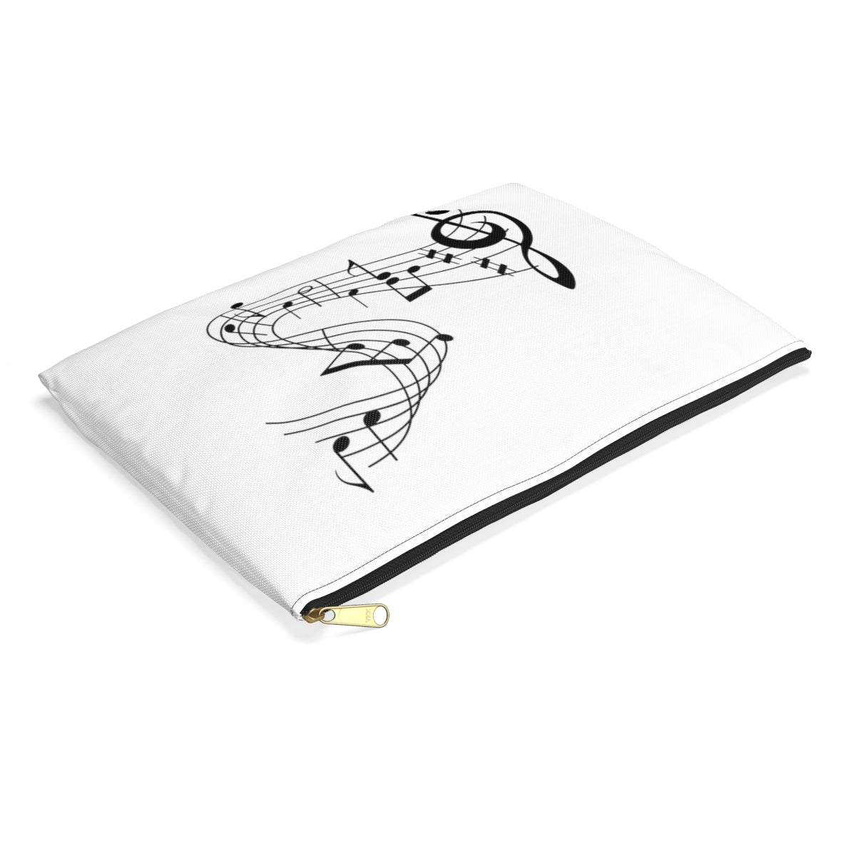 Music Notes Accessory Pouch Makeup Bag Pencil Case Cosmetic Bag Travel Bag