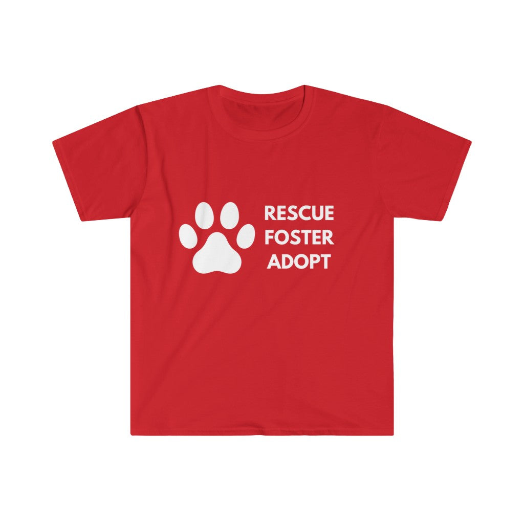 Rescue Foster Adopt Unisex Softstyle T-Shirt
