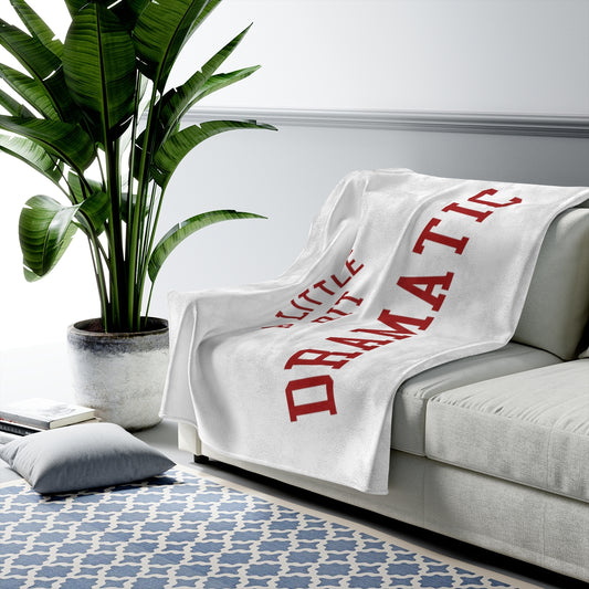 A Little Bit Dramatic Mean Girls Velveteen Plush Blanket