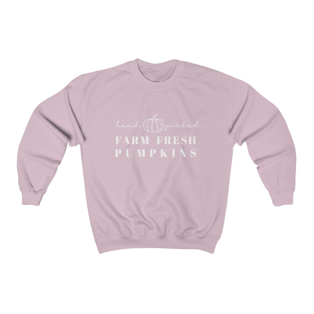 Farm Fresh Pumpkins Unisex Heavy Blend Crewneck Sweatshirt
