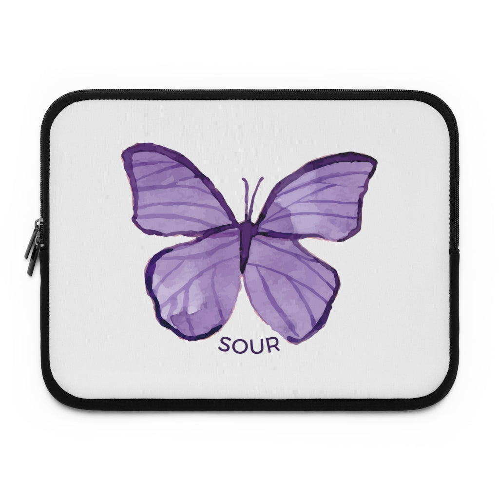 SOUR Purple Butterfly Laptop Sleeve