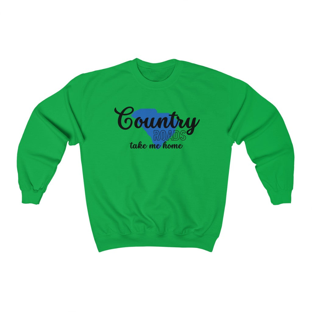 Country Roads South Carolina Unisex Heavy Blend™ Crewneck Sweatshirt