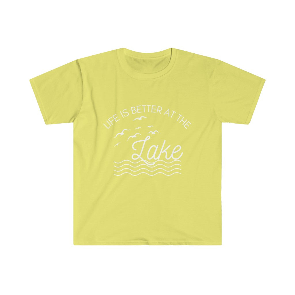 Life is Better at the Lake Unisex Softstyle T-Shirt