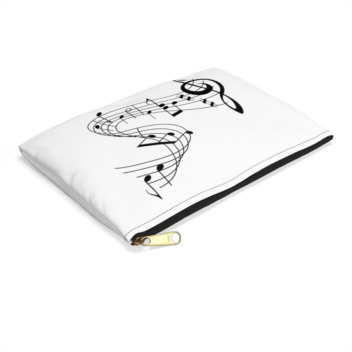 Music Notes Accessory Pouch Makeup Bag Pencil Case Cosmetic Bag Travel Bag