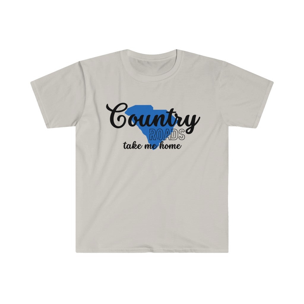 Country Roads South Carolina Unisex Softstyle T-Shirt