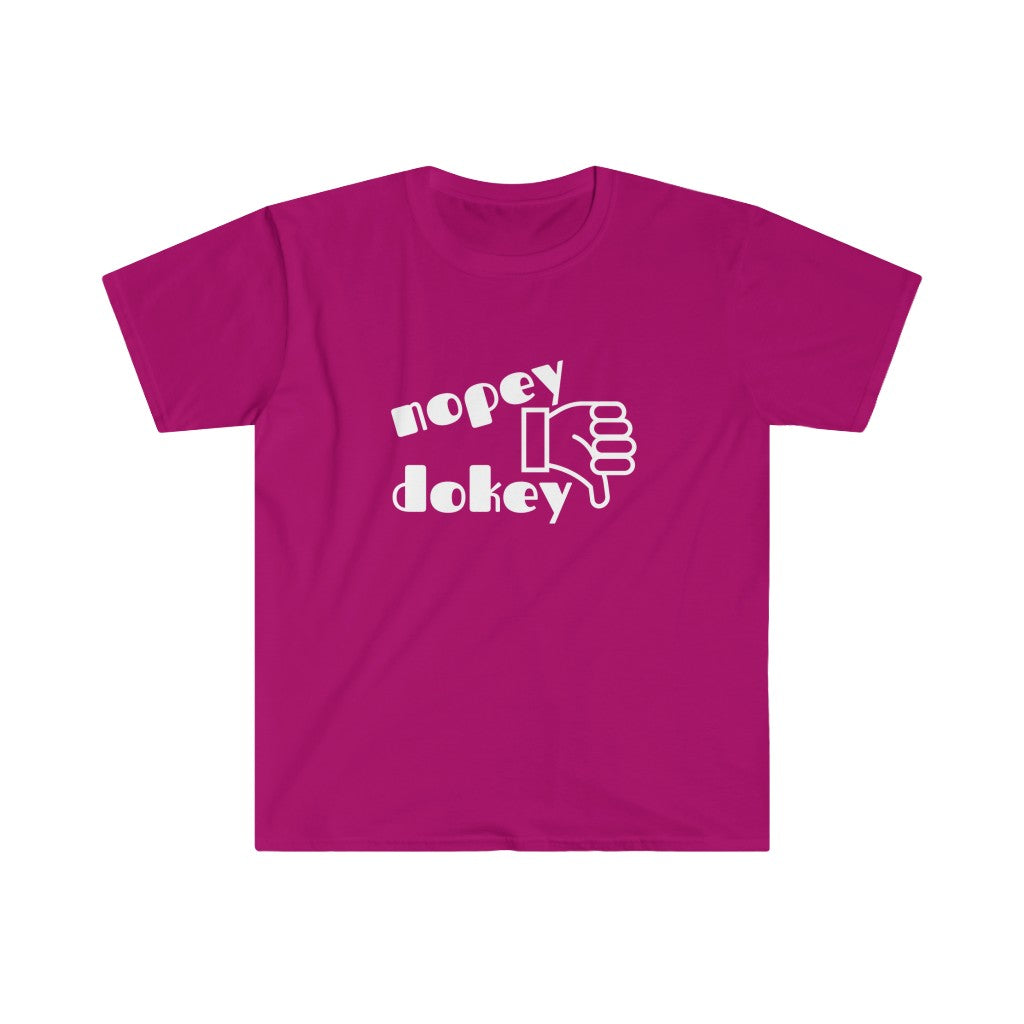 Thumbs Down Nopey Dokey Unisex Softstyle T-Shirt