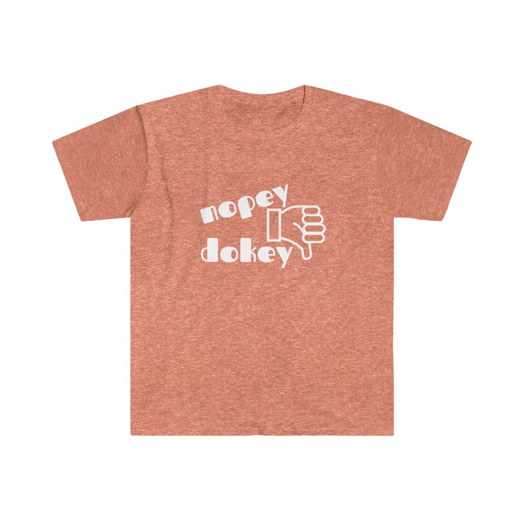 Thumbs Down Nopey Dokey Unisex Softstyle T-Shirt