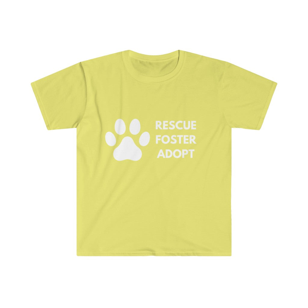Rescue Foster Adopt Unisex Softstyle T-Shirt