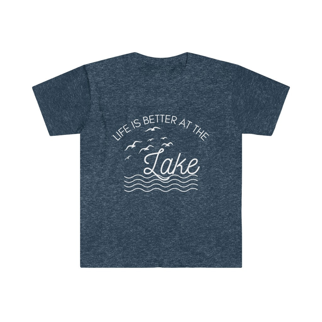 Life is Better at the Lake Unisex Softstyle T-Shirt
