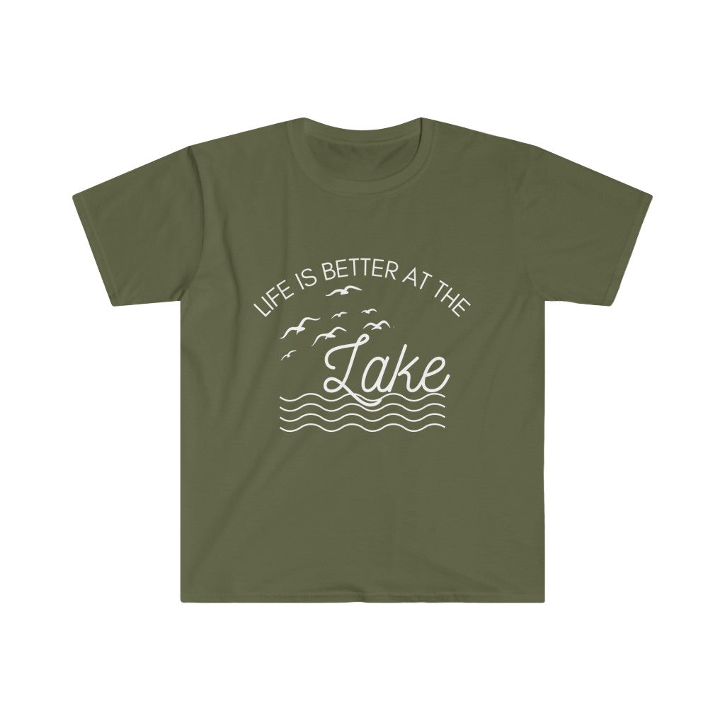 Life is Better at the Lake Unisex Softstyle T-Shirt