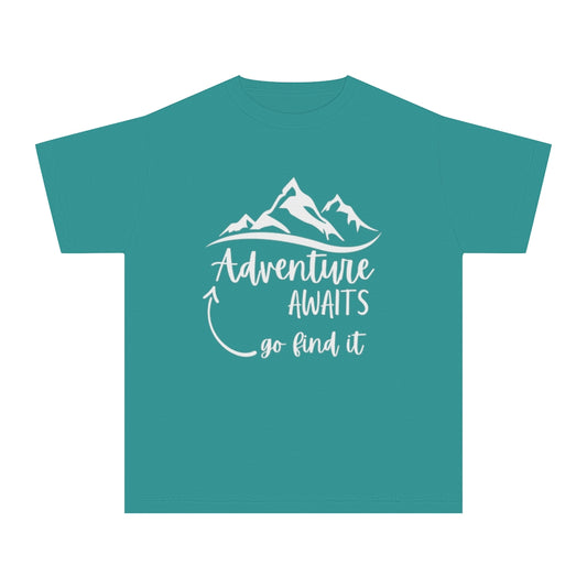Adventure Awaits Youth Midweight Tee