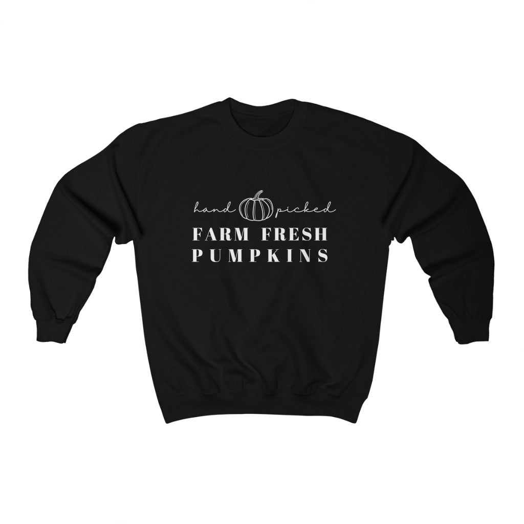 Farm Fresh Pumpkins Unisex Heavy Blend Crewneck Sweatshirt